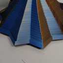 3D Printed Expanded Sensory Fidget Star - Sensory Fidget Star with Handle, Colorful Whirling Spiral Design, 2025 New Star Shaped Fidget Star (Type-H, Small)