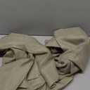 100% Blackout Curtains 84 inch Length 2 Panels Faux Linen Long Drapes for Bedroom Nursery Living Room Black Out Room Darkening Curtain Thermal Insulated Back Tab Rod Pocket(W52 x L84, Beige)