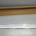 LazBlinds Cordless Cellular Shades, No Tools No Drill Blackout Honeycomb Shades Pleated Blinds for Windows, 36'' W x 36'' H, Silver White