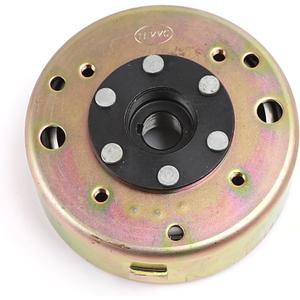 Mokuo GY6 150CC Magnet Flywheel Rotor 8 Coil Compatible with Chinese GY6 150cc 4-Stroken 152QMI 157QMJ Engine Scooter Mopeds ATV Go Kart