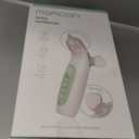 Momcozy BreezyClear 2-in-1 Electric Nasal Aspirator for Baby with Spray, 65kPa Hospital-Grade Suction, 4 Adjustable Levels, Quiet & Portable Nose Cleaner with Soothing Light & Music