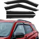Window Visor Rain Guards for Ford Explorer 2020-2026 Out-Channel Window Deflectors Tape-On Sun Visor Accessories 4PCS (for 20-26)