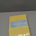 Royale Linens Twin Flat Sheet - Ultra Soft Brushed 1800 Microfiber Flat Sheets Only - Wrinkle Free & Stain Resistant - Hotel Quality Top Sheet for Bed (Twin, Yellow)