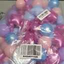 DIY Giant Friendship Bracelet in My Birthday Era Banner Birthday Banner Famous Singer Customizable Banner Garland Decor Foam Circles Ball Plastic Balls DIY Supplies (Mermaid Colors)