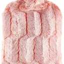 samply Hot Water Bottle - 2L Hot Water Bag with Furry Cover, Light Pink
