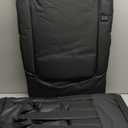 HOPERAN Massage Heated Stadium Seats for Bleachers with Back Support & Lumbar Pillow, 3 Level Heating & 6 Modes Massage Portable Heated Stadium Chairs for Bleachers (21" Regular, 2pc Black)