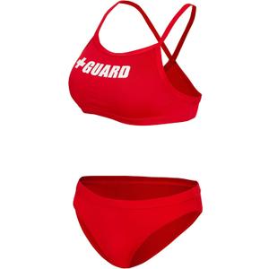 BLARIX Womens Guard Swimsuit 2 Piece (Medium, Red)
