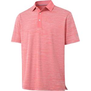 M MAELREG Golf Shirts for Men Dry Fit Short Sleeve Casual Performance Moisture Wicking Heather Pique Collared Polo Shirts (L)