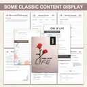 End of Life Planner, Can Store Bank Cards, Envelopes, Photos Death Note Book, Sorry It's Your Problem Now Because Im Dead, If I Die Binder This Book Can Help Your Lover Comprehensively