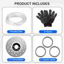 45 Degree Tile Chamfering Tool, Angle Grinder Stand for 45 Tile Cutting, Tile Cutter Tools Compatible with 100-Type Angle Grinders, Angle Grinder Attachments for Chamfering, Angle Can be Adjusted