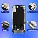 Brinonac for iPhone 12 Mini Screen Replacement Kit - 5.4 inch Full HD LCD Display, Touch Digitizer Assembly Set with Repair Tools and Tempered Glass Protector