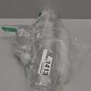 Ziliny 50 Sets Clear Plastic Cups with Lids and Straws, Disposable Iced Coffee Cups Drinking PET for Cold Drinks, Juice, Smoothie, Coffee Shops, Party, Christmas(Clear,16 oz)