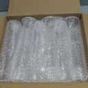 GuanQiao 12-Pack Plastic Champagne Flutes, 6oz Clear Square Disposable Toast Glasses, Heavy Duty Shatterproof Recyclable Wine Glasses for Party Wine Tasting Wedding New Years Eve Party Supplies