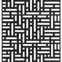 Metal Privacy Screen 72" H x 47.2" Decorative Outdoor Privacy Screen Privacy Panel with Stand for Balcony Deck Patio Lawn Garden, Privacy Fence (Black-Street)