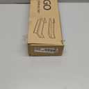 ZGO Floating Shelves for Wall Set of 2, Wall Mounted Storage Shelves with Metal Frame and Towel Rack for Bathroom, Kitchen, Bedroom(Wood)