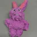 Donkey Squeaky Dog Toys to Keep Them Busy, Stuffed Plush Girl Dog Toy Birthday Gift Crinkle Pet Puppy Tug Toy for Small Medium Large Dogs (Purple)