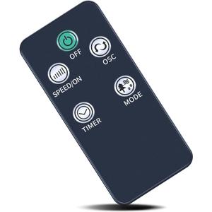 Replacement Remote Control Compatible for Black+Decker 46 Inch Tower Fan BFTR146for CIH 37 Inch Tower Fan TF3804TR-S