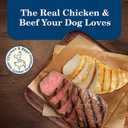 Blue Buffalo Homestyle Recipe Beef Dinner and Chicken Dinner Senior Wet Dog Food Variety Pack 12.5 oz. Count of 6, BB Date 10/09/2027