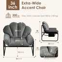Oversized Accent Chair Living Room Chairs Soft Cushion Comfortable, 33"D x 36"W x 38"H