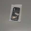 Magnetic Phone case for iPhone 17 6.3 Inch, Grade Protection & Wireless Charging - Aesthetic Lace Flower Pattern Phone Cover for Girls Women -Black Vintage Lace