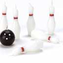 Oasis Supply 7pc Bowling Pins and Ball Candle Set