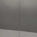 eatelle Shower Door Bottom Seal with Drip Rail for 3/8" (10mm) Thick Glass, 36" Long Sweep - Ultra Clear Polycarbonate