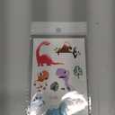 PSWK Bright Dinosaur Kids Tattoo Stickers Cartoon Fun Glowing Stickers Face Arm Legs On Face Arm Legs (Color : Ei 093)