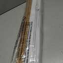 LazBlinds 100% Blackout No Drill Bamboo Roman Shades, Cordless Bamboo Blinds for Indoor Windows, Room Darkening Shades for Home & Patio, Thermal Insulated, Brown206, 48" W x 64" H