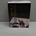 P&P CHEF Stainless Steel Stock Pot, 4 Qt Cooking Soup Pot with Visible Lid for Pasta, Tri-Ply Bottom & Dual Heatproof Handles, For Induction Gas All Stoves, Non-Toxic & Dishwasher Safe