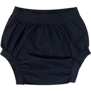 AQX Adult Diaper Cover for Incontinence, High Waist Active Waterproof Latex Pants with Cotton Layer, Noiseless Reusable Washable Pull Up Plastic Pants (High Waist M) (Lengthened)