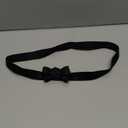 Womens Belts for Dress Skinny Thin Bow Decor Elastic Belt for Women Wasit (M: Fit Waist 29"-32", Black)