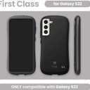 iFace Case [Compatible with Galaxy S22] - Cute Shockproof Dual Layer [Hard Shell + Bumper] Phone Case Protective Cover for Samsung Galaxy [Drop Tested] [First Class Series] - Matte Black