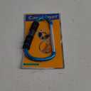 D Snap Hook Aluminum Carabiner Soft for Hiking Camping Carabiner (12mm Blue)