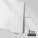 3 Pack Acoustic Panels, 47.2 x 23.6 Inches Sound Proof Panels, White, 47.2"-3PCS