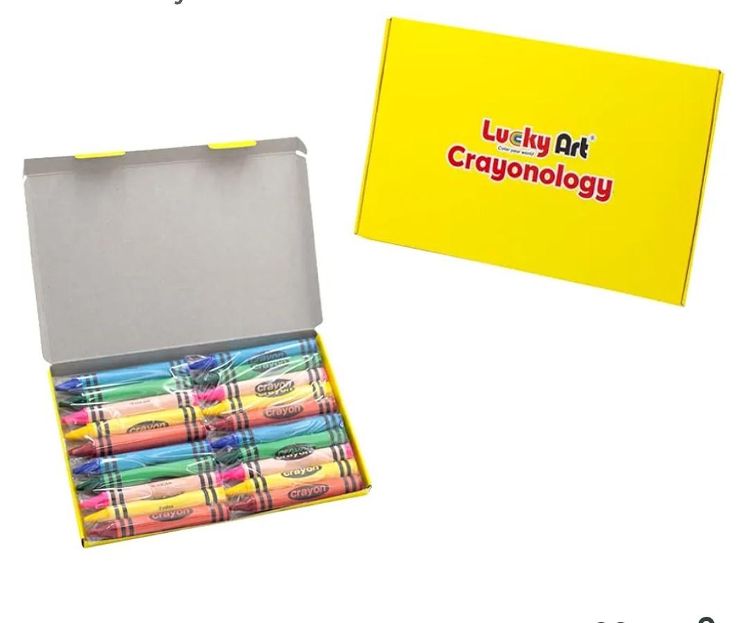 100 Sets of 5 Packs (500 count) Jumbo Size Crayons - Mini Crayon Packs Non-Toxic for Kids Party Favors, School Supplies for Teachers & Travel Crayons