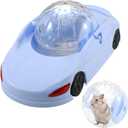 3-in-1 Hamster Ball 4.8 Inch Detachable Hamster Wheel Racing Car Toy