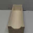 Household Essentials Grey 725-1 Deep Drawer Organizer Box for Storage | 12 in x 4 in x 3.13, Silver