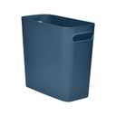 Platic Trash Can - Small Waste basketbin - 1.8 Gallon- for Office,Home,Bathroom,Kitchen - Blue