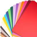 50 Sheets Colored Cardstock 300 GSM/110 LB A4 Colored Paper in 18 Rainbow Colors 8.27" x 11.69" Colored Card Stock for Card Making Paper Crafts and School