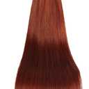 #33 Reddish Bundles Auburn Brown Straight Bundles Human Hair 24 26 28 Inch Brazilian Virgin Remy Hair Copper Red 3 Bundle Human Hair Extensions 50 Gram Per Bundle