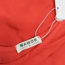 Mawor Nightgowns for Women Satin V Neck Soft Comfy Sleepwear, Size XL, Red