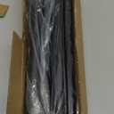 Thestoa Shower Curtain Rod Adjustable 30-80" with Holder, Anti-Rust Shower Rod & Spring Tension Shower Rod No Drill, Black Shower Curtain Rod for Bathroom Tension Rod