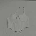 SHENHE Women's Sexy Deep V Underwire Boned Push Up Corset Bustier Top Crop Cami Top L