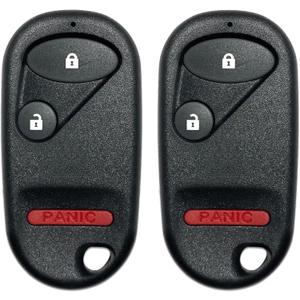 Key Fob Replacement Fits for 2001-2005 Honda Civic EX LX DX (Not Si Trim )/ 2003-2007 Honda Pilot Keyless Entry Remote NHVWB1U523 (Pack of 2)