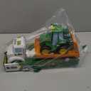 TOMY John Deere Lights & Sounds Farmin' Friends Hauling Set - Includes Toy Truck and Backhoe Tractor Toy for Indoor and Outdoor Play - Preschool Toys Ages 18 Months and Up