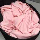 4 Packs 32 x 43 Inch Spandex Round Cocktail Table Skirts Stretch Cocktail Table Cover Fitted High Top Tables for Wedding Bar Party Banquet (Pink)