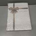 Real Pages Decorative Books Genuine Linen Gold Copper Foiling Engraved Books for Aesthetic Decoration Home Decor Bookshelf Coffee Table Bedside Table Mantle Decor, Set of 2 Faux/Fake Books