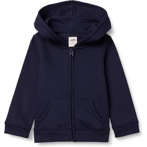 Amazon Essentials Girls and Toddlers' Fleece Zip-Up Hoodie Sweatshirt, Small