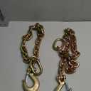 36" Trailer Safety Chains with 5/16" Hook for Trailers Boats Fifth Wheel Safety Tow Chain (Pack of 2)