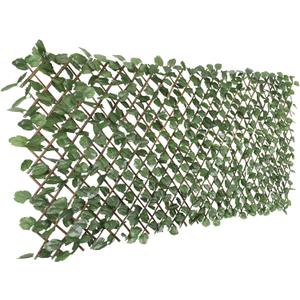 Windscreen4less Artificial Expandable Ivy Leaf Faux Leaves Privacy Fence Screen for Outdoor Indoor Backyard Patio Balcony (Single Sided Leaves, 1 Pack)